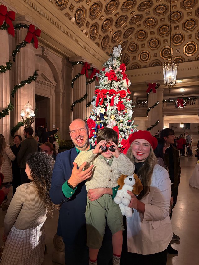 Family Holiday Celebration at Grand Historic Venue