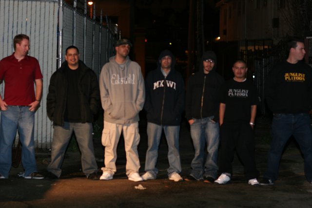 Group of Men in Urban Clothing
