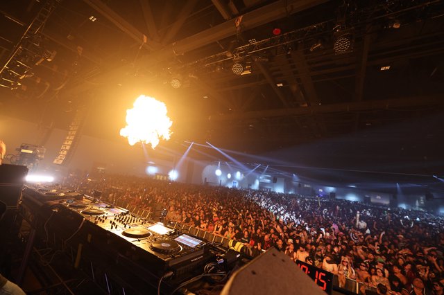 Fire Erupts Over Massive Wobbleland Festival Crowd