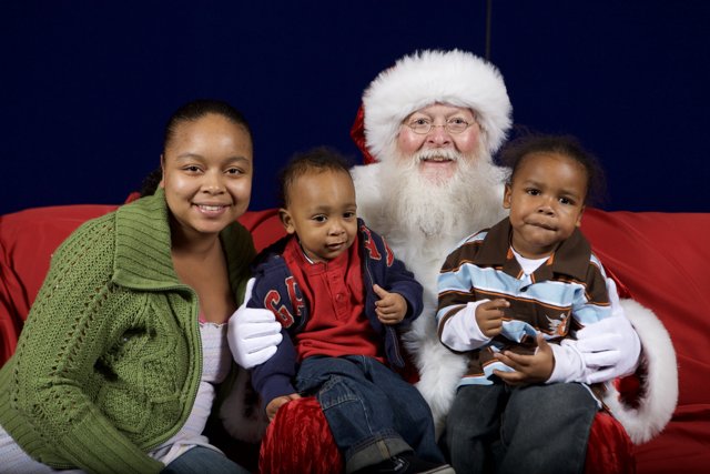Christmas Cheer with Santa and Family