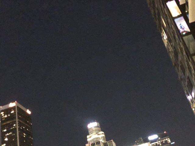 A Metropolis Skyline at Night