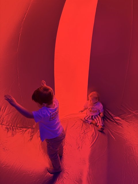 Playful Moments in a Vibrant Hue