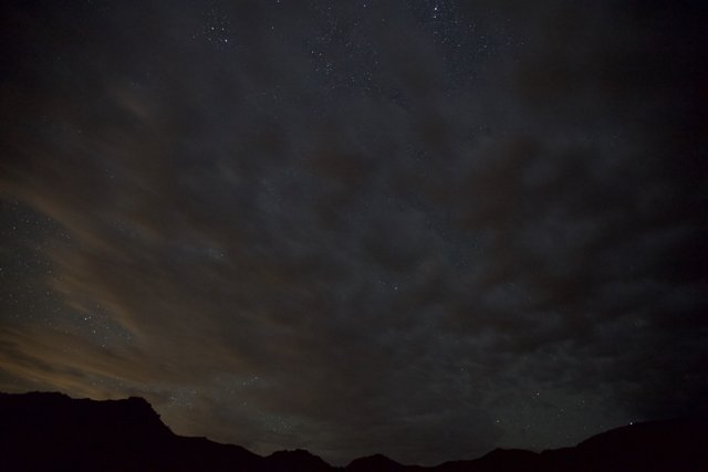 Starry Night Sky in the Desert