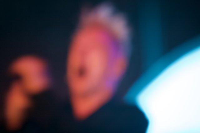 Blurry Nightclub Singer
