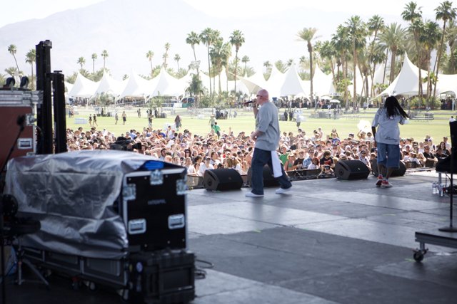 Man on Stage at 2007 Coachella Concert