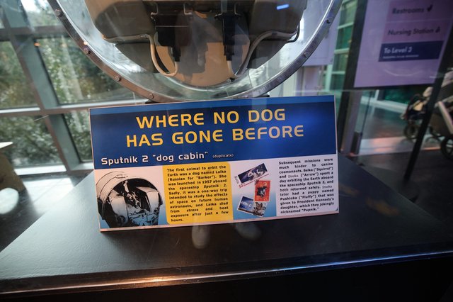 Sputnik 2 Dog Cabin Exhibit - Space Exploration History