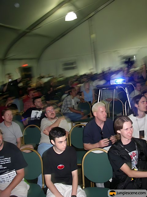 The Intense Gaming Crowd