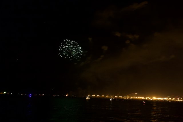 Fourth of July Fireworks on the Water