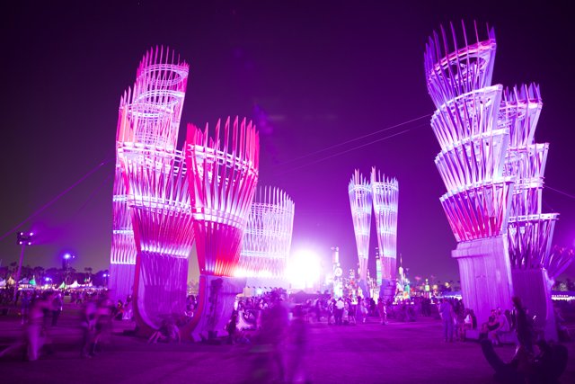 Neon Nights: Urban Metropolis at Coachella 2024