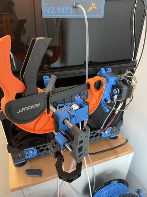 3D Printed Device with Cable Attached