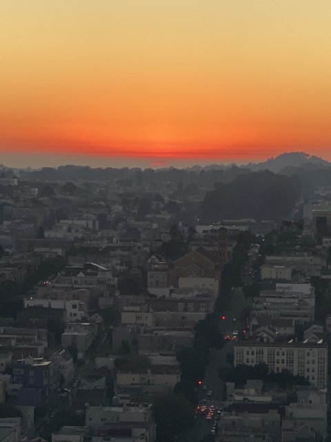 Serene Sunset in San Francisco