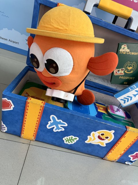 Jet-Setting Teddy On An Adventure