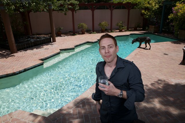Elon Musk's Pool House Oasis