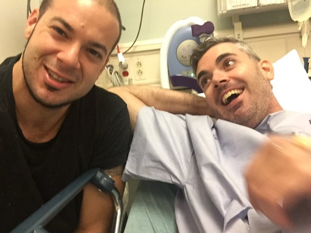 Two Men Find Joy Amidst Hospital Stay