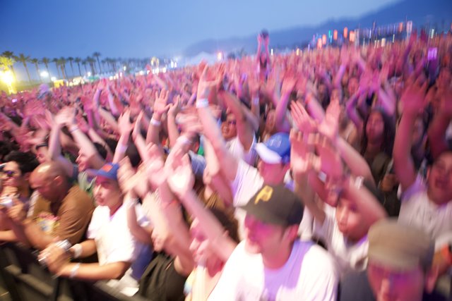 A Sea of Hands at Coachella