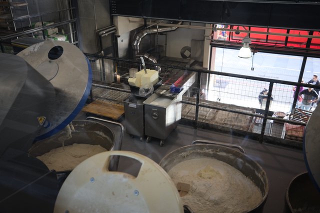 Industrial Cheese-Making Facility Production Floor
