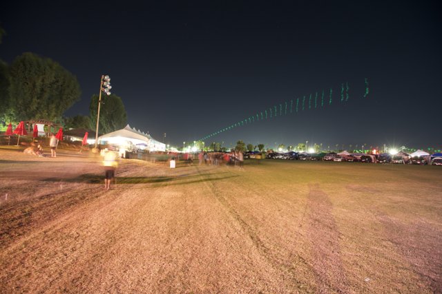 Night Walk on Coachella Airfield