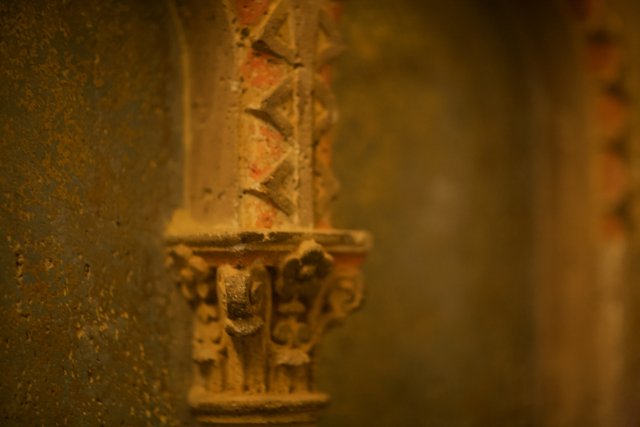 The Ornate Column of the Crypt