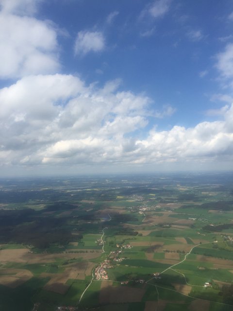 Over Bavarian Countryside