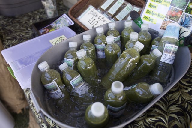 Refreshing Green Drinks at Coachella