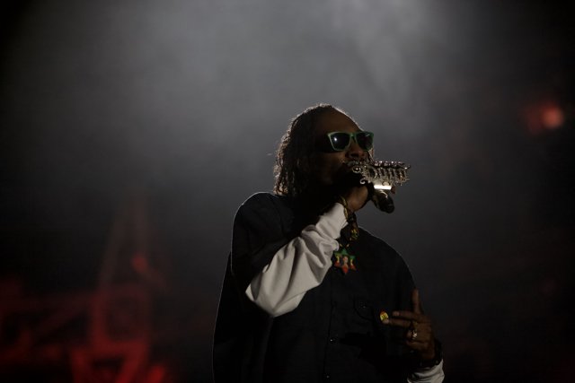 Snoop Dogg Rocks the Stage at the 2012 Grammys