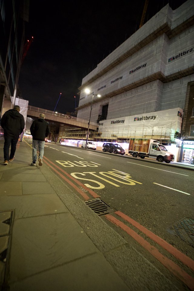 Night Construction at Kelibray Development Site in London