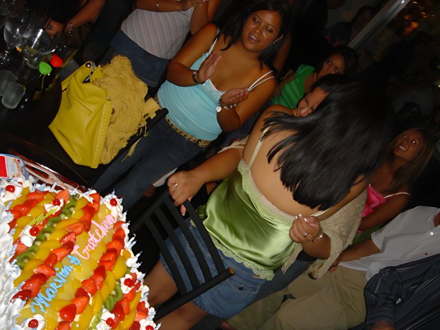 Naomi Osaka Celebrating with Birthday Cake and Bags