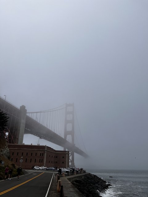 Foggy Day at Fort Point Bridge