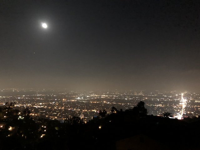 Moonrise over the Metropolis