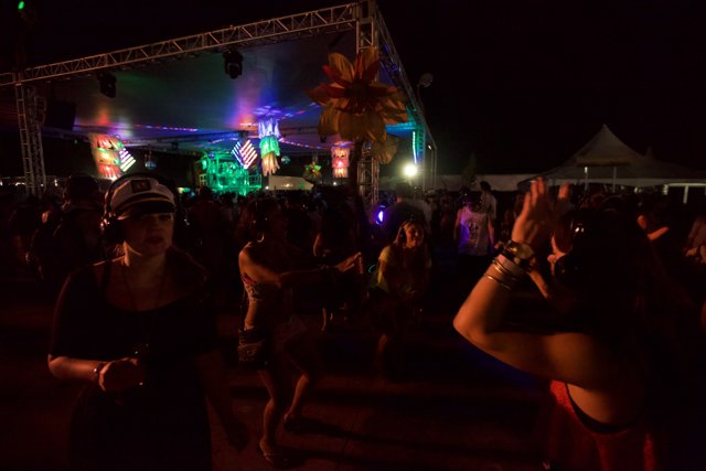 Nightclub Revelry at Coachella Music Festival