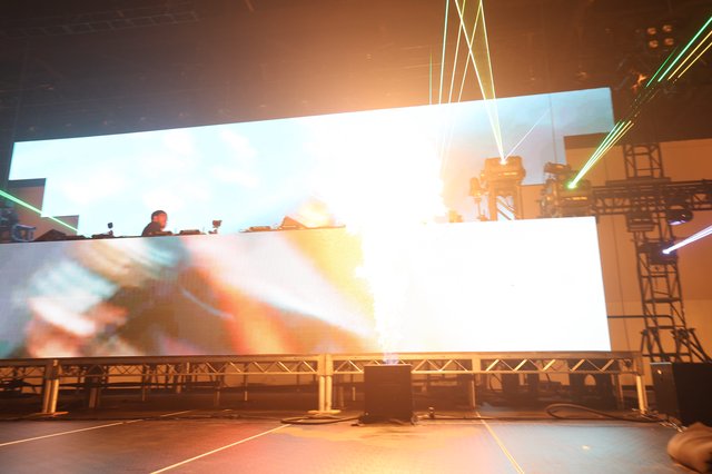 Laser Light Spectacle at Wobbleland 2026 Festival