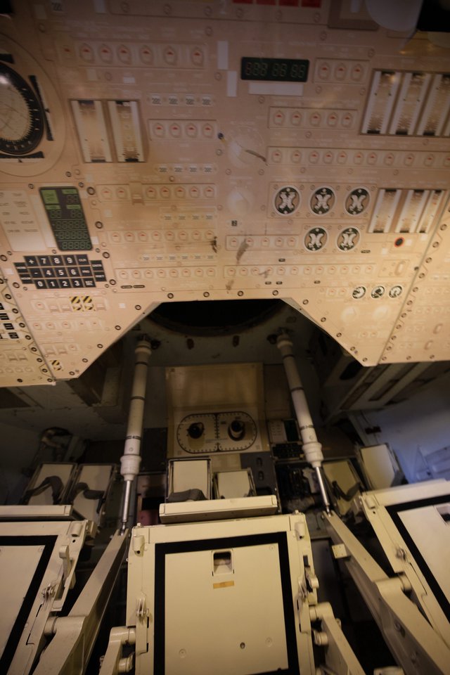 Interior View of Apollo Command Module Cockpit