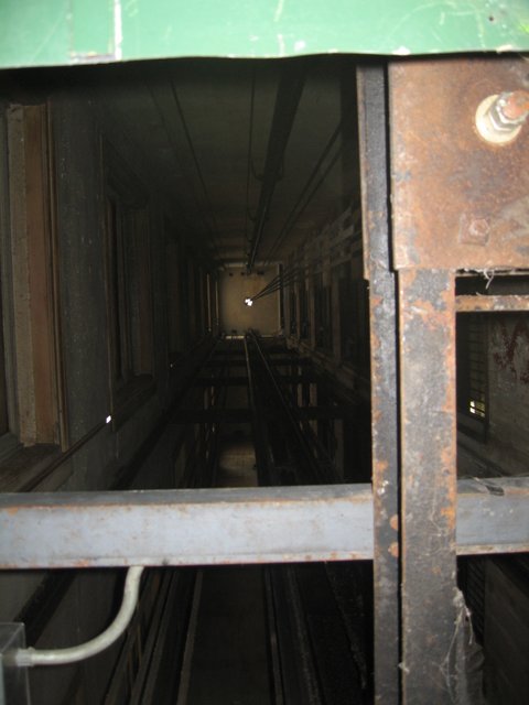 Metal rail in a Terminal
