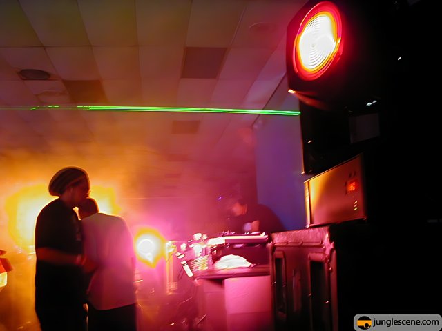 Nightclub Performance with Laser Lights