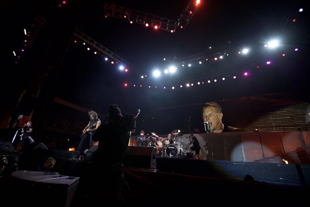 James Hetfield Shines on Stage with Big Four Bandmates