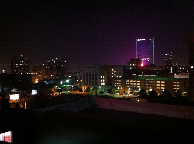 Purple City Nightscape