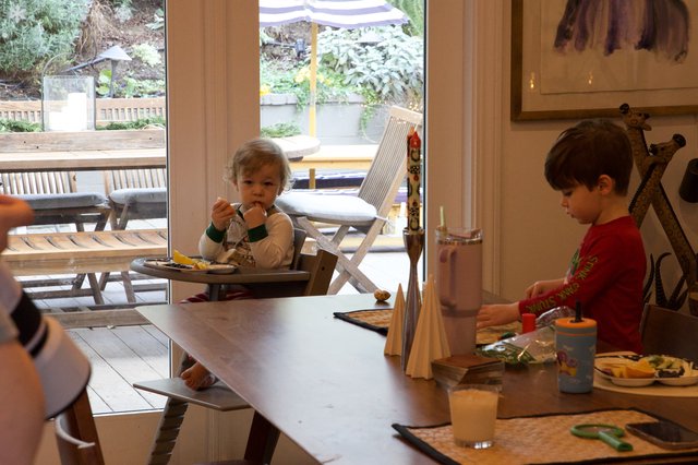 Children's Christmas Eve Lunch at Home