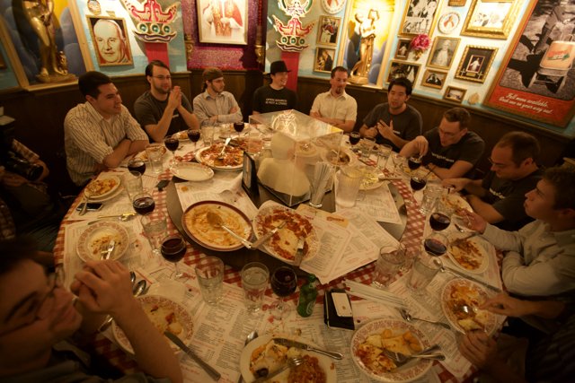 A Pizza Dinner with John XXIII at a Cozy Restaurant