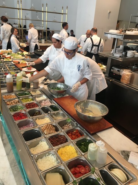 Busy Chefs in LA Kitchen