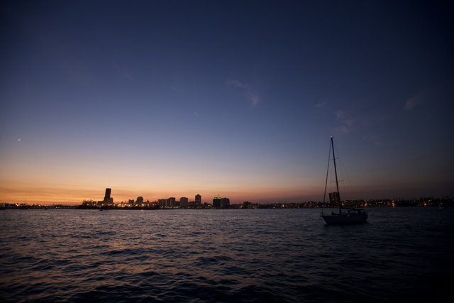 Sailboat at Sunset