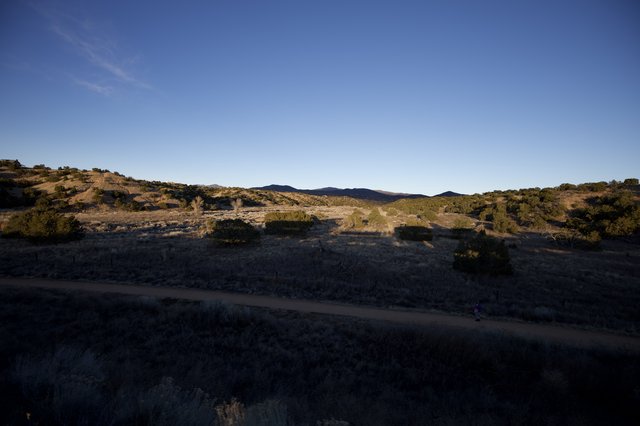 Desert Landscape at Dusk Near Santa Fe