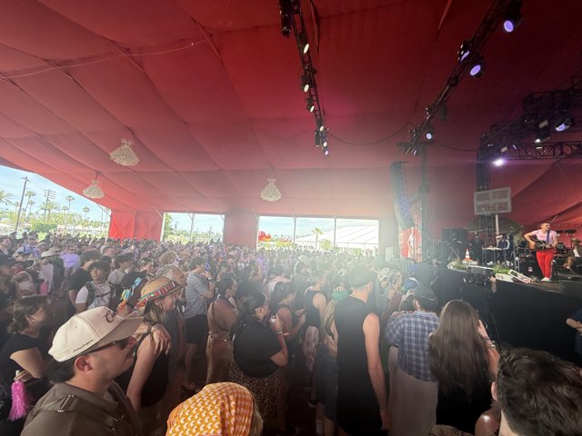 Vibes Under the Red Tent