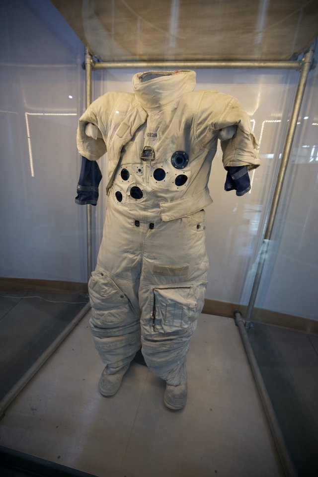 Historic Apollo-Era Space Suit Display at Museum