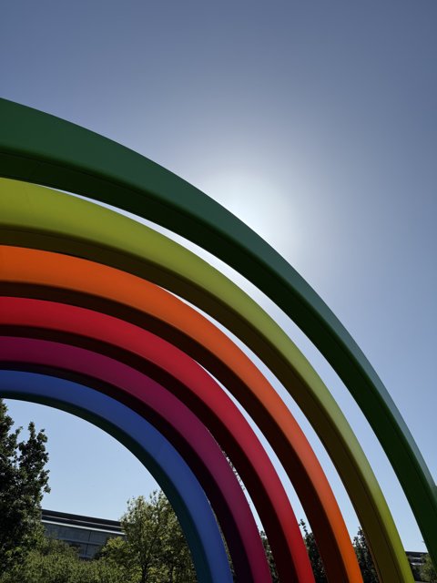 Rainbow Arches at Apple Park