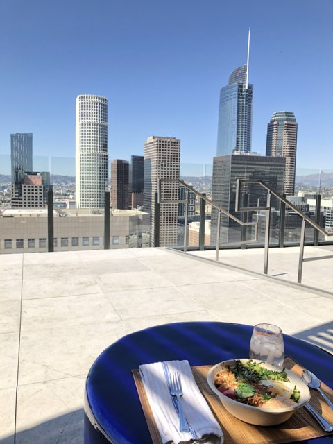 Dining with a City View