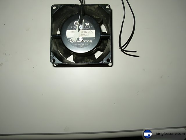 Electrical Fan with Attached Wires