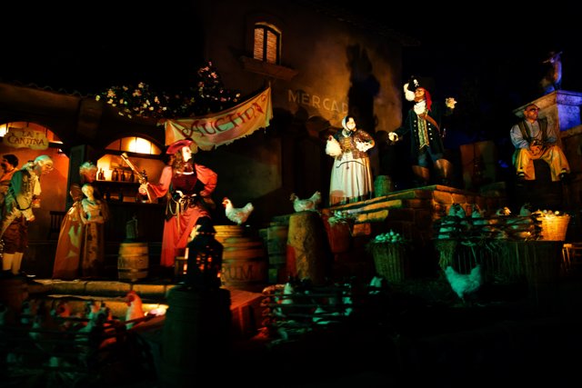 Whimsical Costumed Gathering at Disneyland