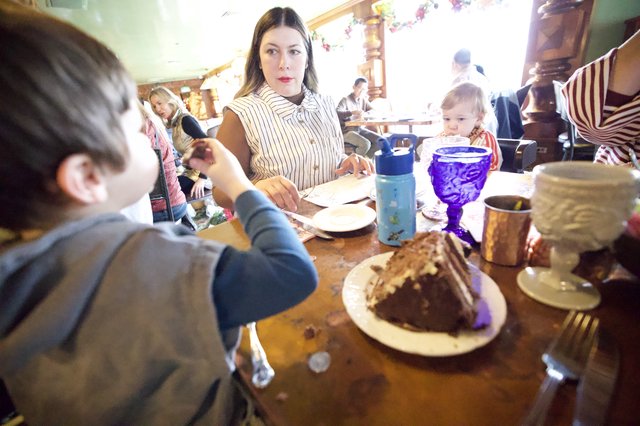 Family Birthday Celebration at Madonna Inn Restaurant
