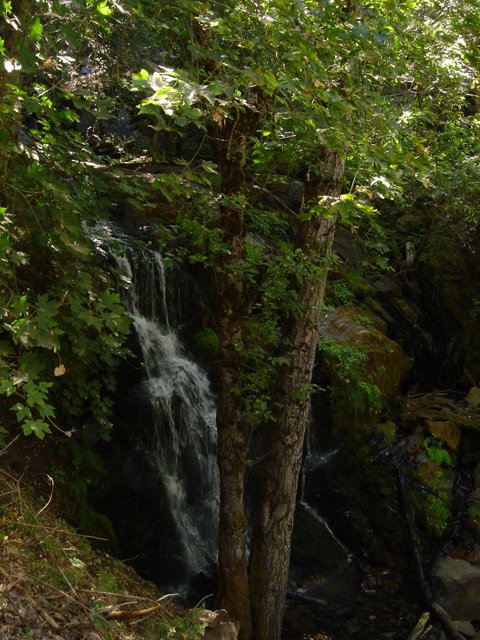 Serene Cascading Falls