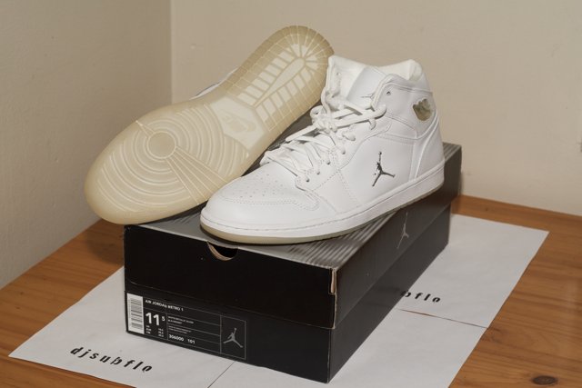 Classic Sneaker Style: Air Jordan 1 Mid in White